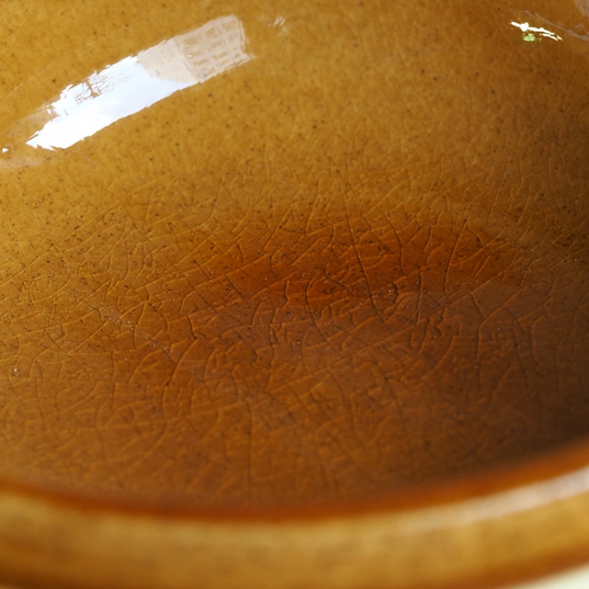 フォースマーケット　カセロラ　6号鍋　白黄　/　4th-market