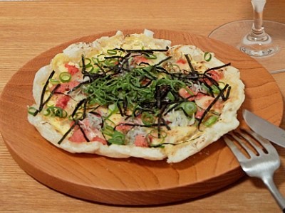 【お正月に残ったお餅消費レシピ】しらす明太もちチーズピザ