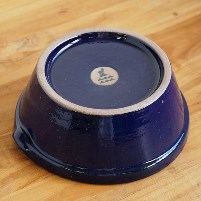 かもしか道具店　すりバチ　大　藍