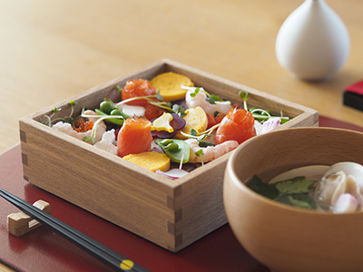 ひなまつりにぴったり!春の吹き寄せ寿司