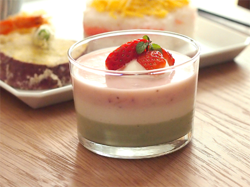 ひなまつりに☆ひし餅がわりの3色ババロア