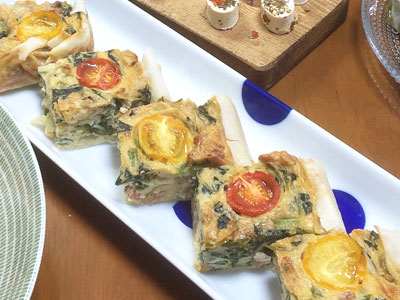 春巻きの皮deキッシュ!!