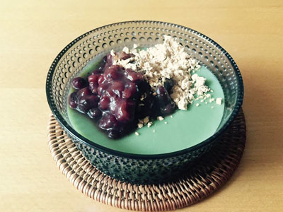 豆乳抹茶ゼリー