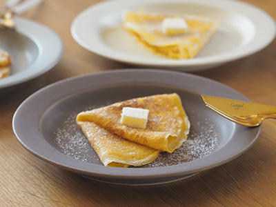 バターとお砂糖のクレープ