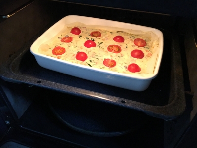 オーブンで20分焼き出来上がり!