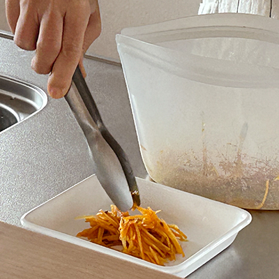 粗熱を取ったら完成です。