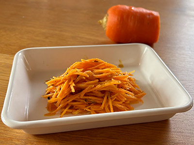 レンジdeキャロットラペ