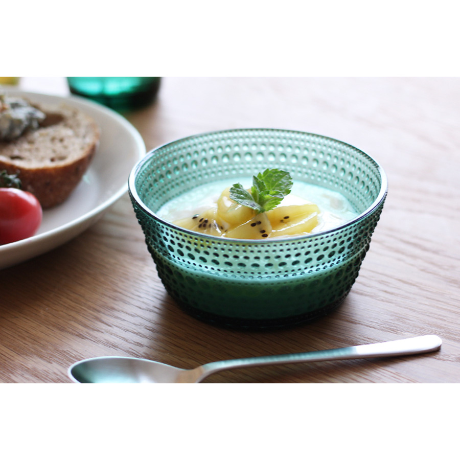 【取扱終了0424】【限定】イッタラ　カステヘルミ　ボウル　230ml　エメラルド　/　iittala　Kastehelmi