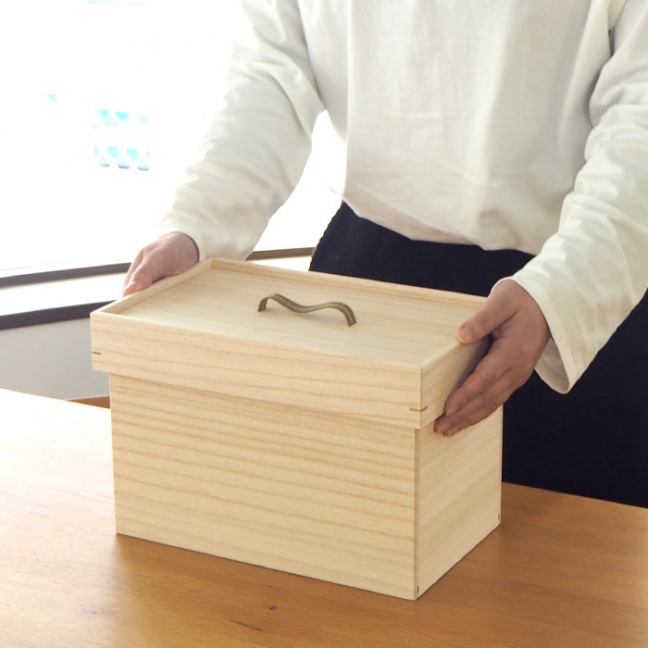 増田桐箱店　パン箱　2斤用