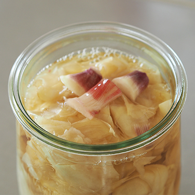 半日ほど置けば出来上がりです。冷蔵庫で保存すれば1年ほど持ちますよ。