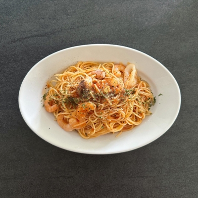 よく混ぜたら盛り付け&パセリを散らし、いただきます!