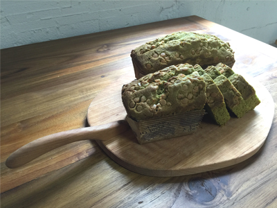 緑茶のパウンドケーキ