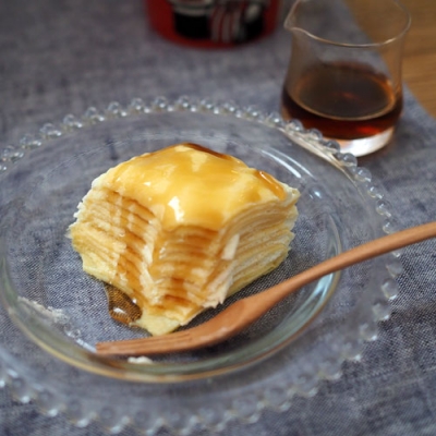 甘さ控えめなので、メープルシロップやジャムをかけたり、生クリームを多くしたりするとさらにおいしい!