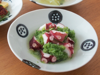 タコの翠酢(みどりず)