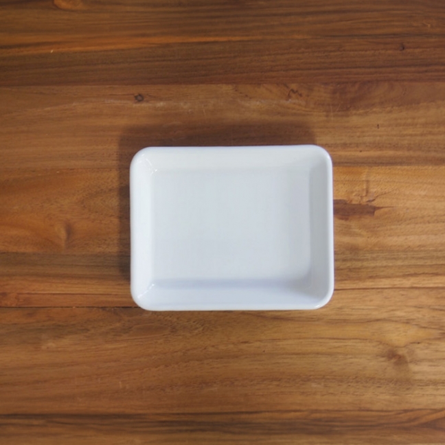 野田琺瑯　バット　全白　手札