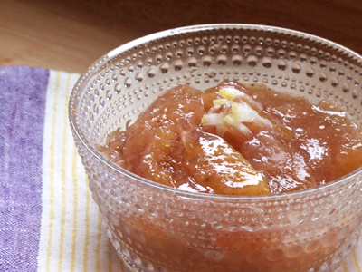 いちじくのワインゼリー