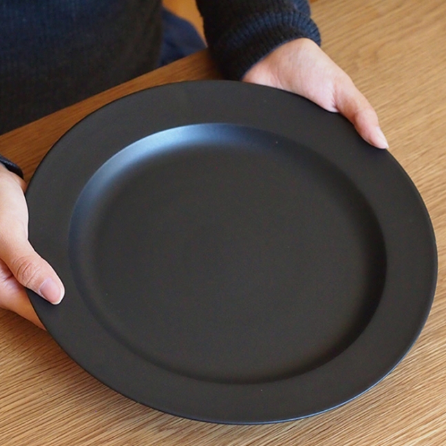 SAKUZAN　Sara　プレート　26cm　10”　ブラック