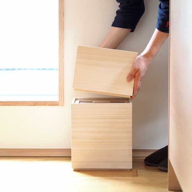 増田桐箱店　米櫃　3kg