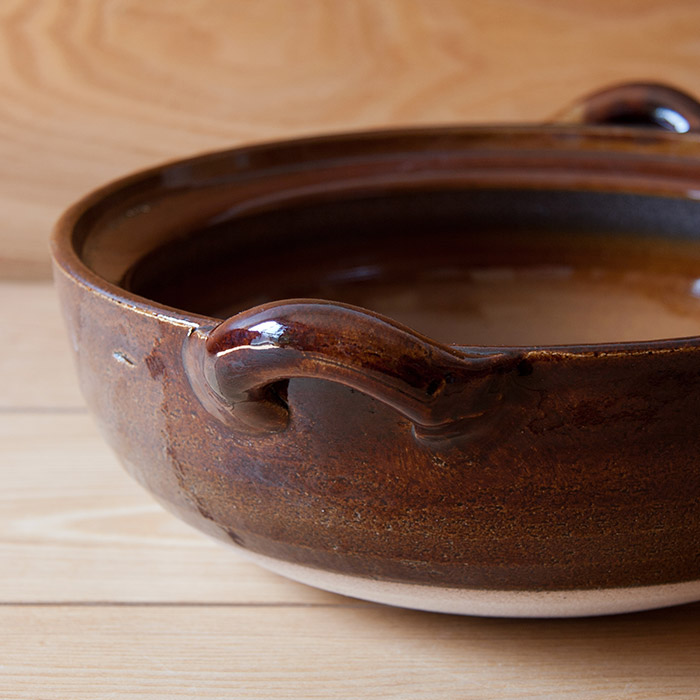 フォースマーケット　アグラ鍋　9号　鼈甲（茶）　/　4th-market