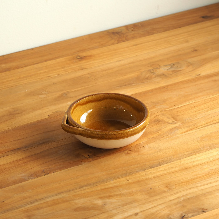 フォースマーケット　カセロラ　オーブンとんすい　白黄　/　4th-market