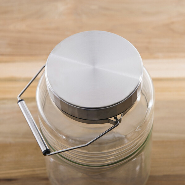 アデリアグラス　メタルキャップコンテナー　4L　レードル付　/　ADERIA　GLASS　Metal　Cap　Container