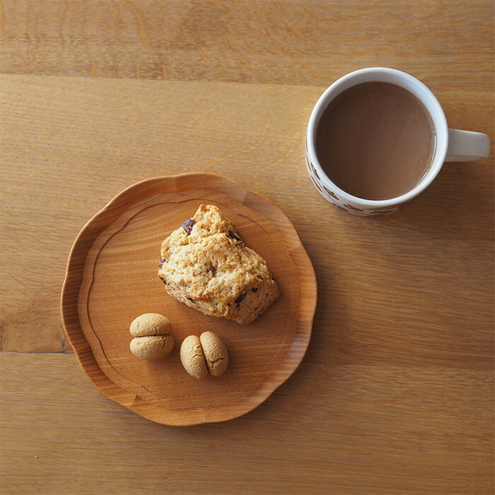 四十沢木材工芸　KITO　輪花盆　小
