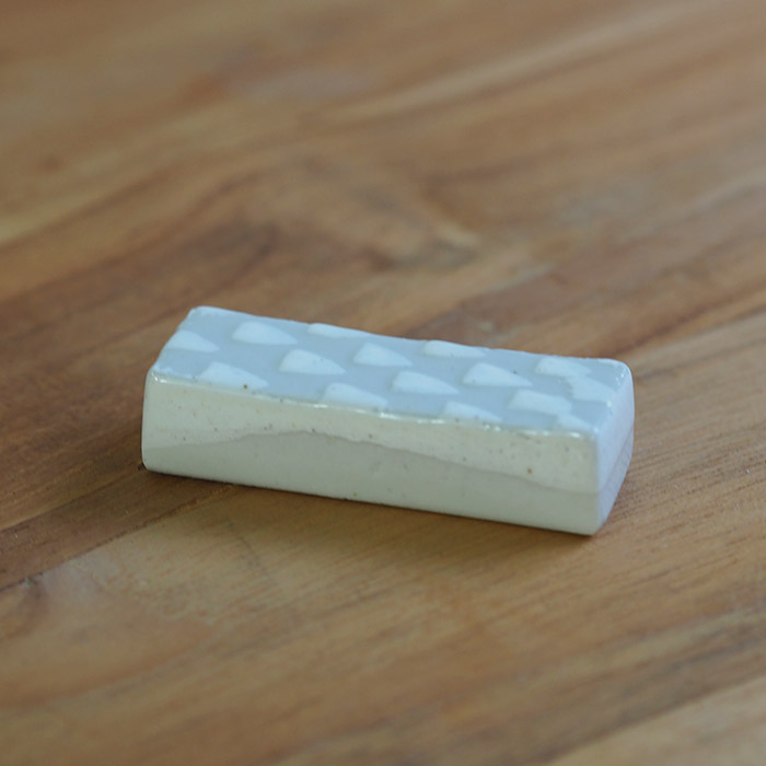 オリメ　P鹿の子　はしおき　ホワイト　/　ORIME