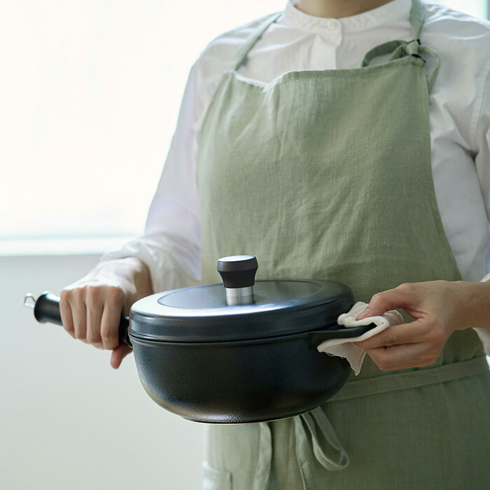 味わい鍋　片手　20cm