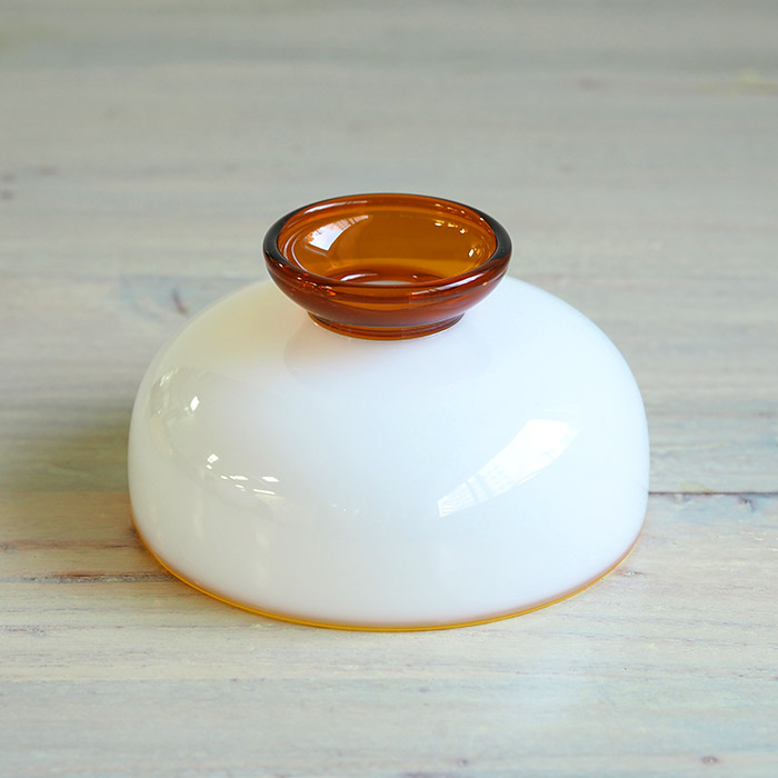 アマブロ　SNOW　BOWL　ホワイト×アンバーリム　/　amabro