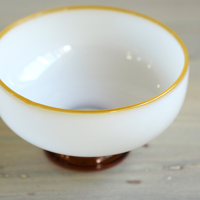 アマブロ　SNOW　BOWL　ホワイト×アンバーリム　/　amabro