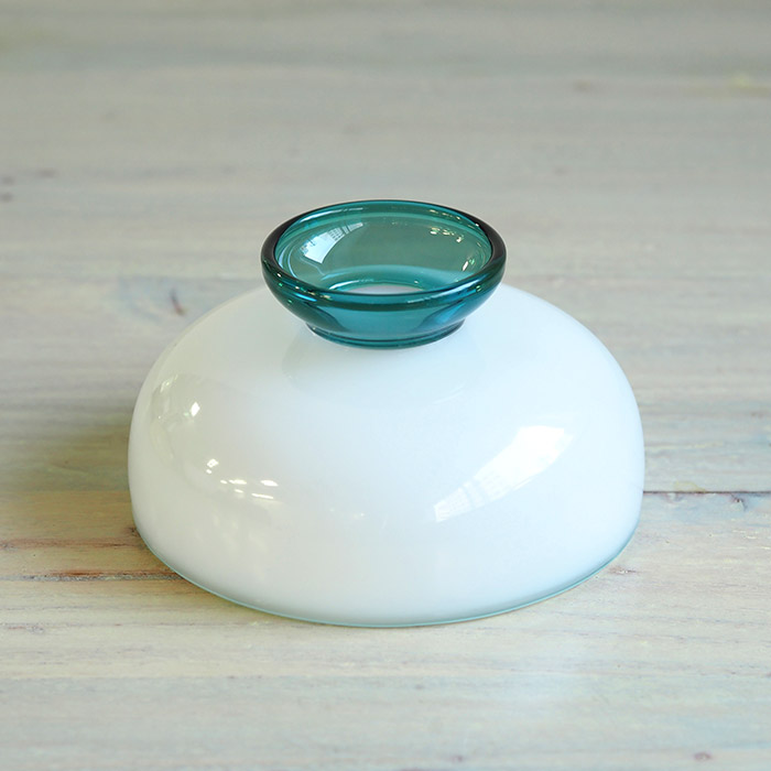 アマブロ　SNOW　BOWL　ホワイト×グリーンリム　/　amabro