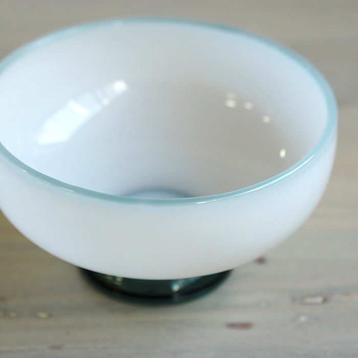 アマブロ　SNOW　BOWL　ホワイト×グリーンリム　/　amabro