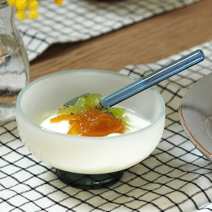 アマブロ　SNOW　BOWL　ホワイト×グリーンリム　/　amabro