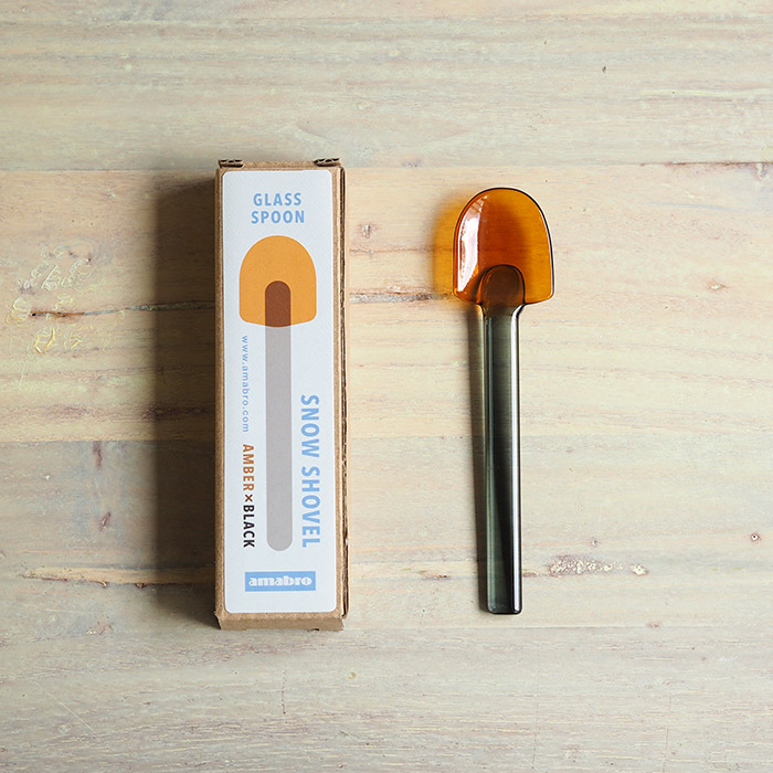 アマブロ　SNOW　SHOVEL　アンバー×ブラック　/　amabro