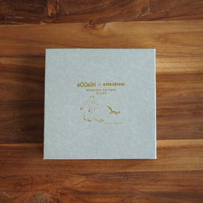ムーミン×アマブロ　益子焼　-GLAZE-　糠白釉　/　MOOMIN×amabro　※