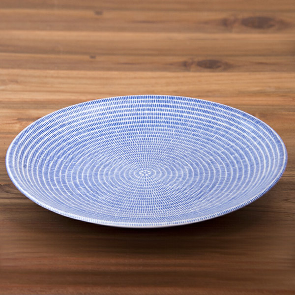 アラビア　24h　アベック　プレート　26cm　ブルー　/　ARABIA　24h　Avec