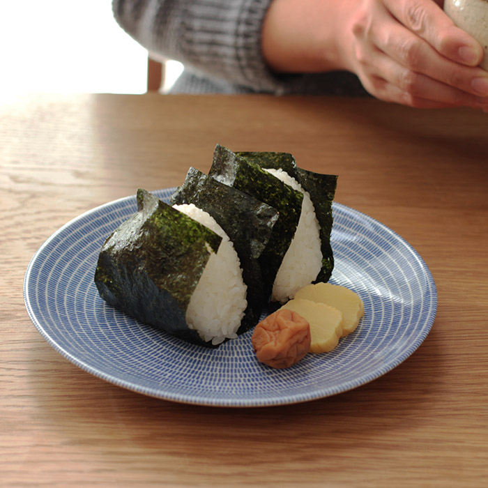 アラビア　24h　アベック　プレート　20cm　ブルー　/　ARABIA　24h　Avec