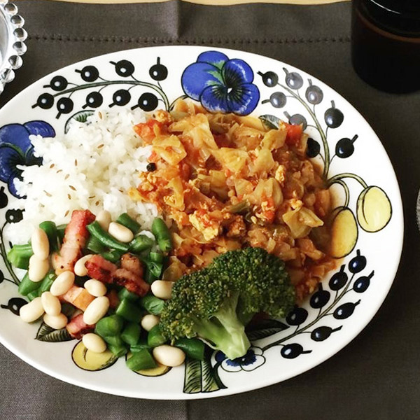 アラビア　パラティッシ　オーバルプレート　22×25cm　/　ARABIA　Paratiisi