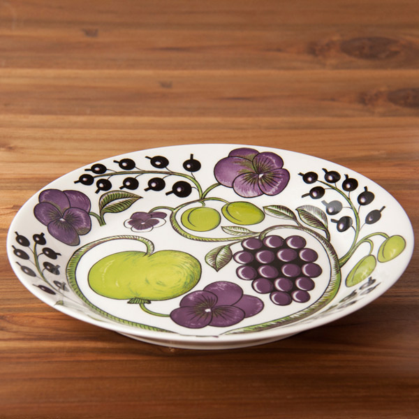 アラビア　パープル　パラティッシ　プレート　26cm　/　ARABIA　Paratiisi　※