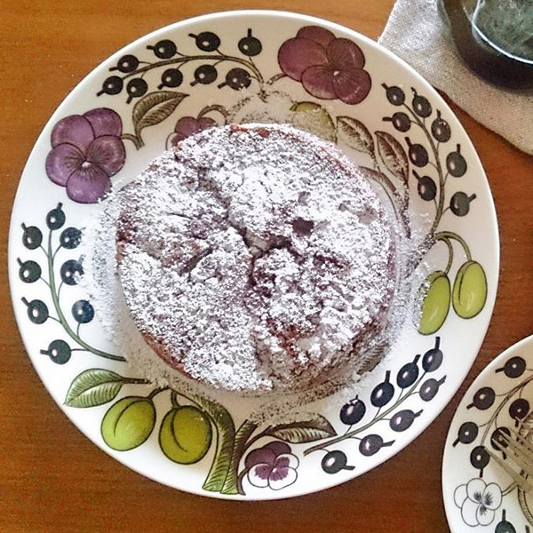 アラビア　パープル　パラティッシ　プレート　26cm　/　ARABIA　Paratiisi　※