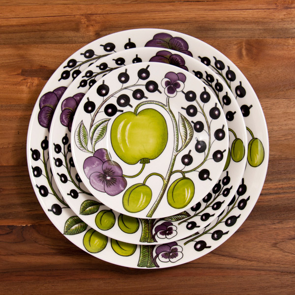 アラビア　パープル　パラティッシ　プレート　21cm　/　ARABIA　Paratiisi　※