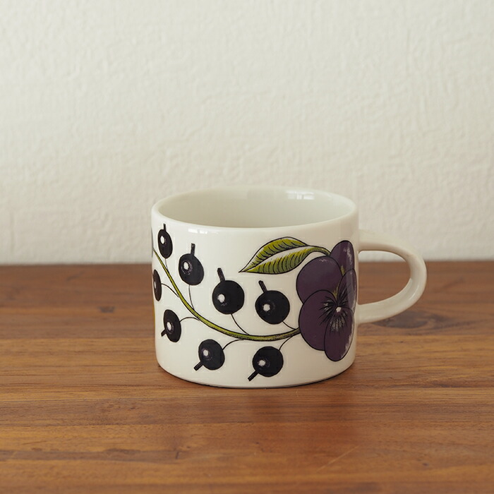 アラビア　パープル　パラティッシ　ティーカップ　/　ARABIA　Paratiisi □※