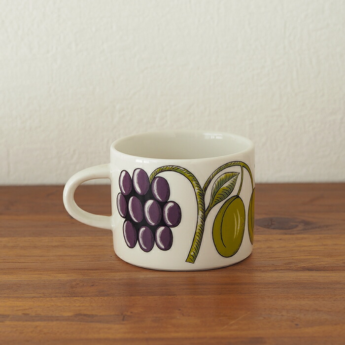 アラビア　パープル　パラティッシ　ティーカップ　/　ARABIA　Paratiisi □※