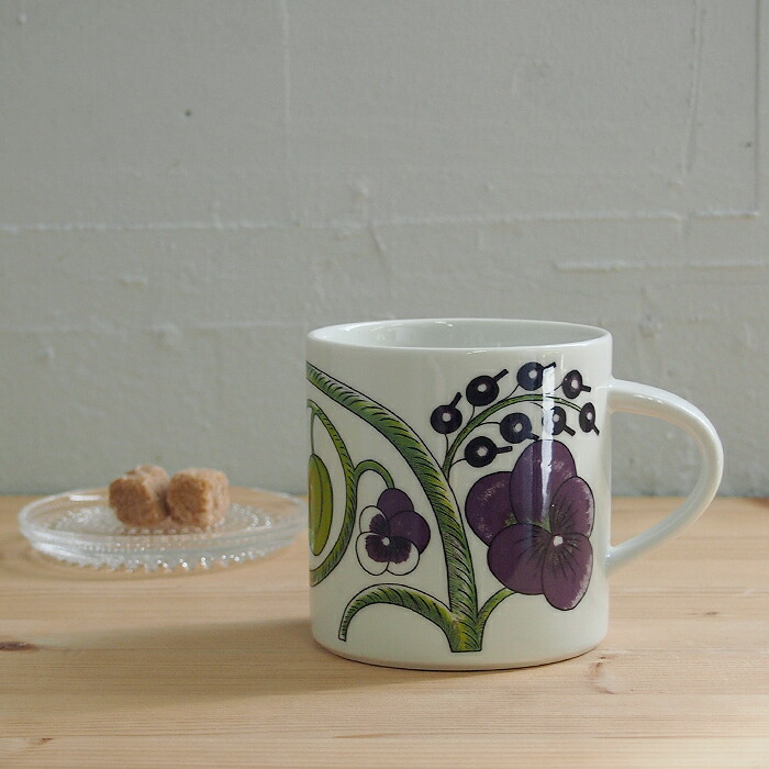 アラビア　パープル　パラティッシ　マグ　350ml　/　ARABIA　Paratiisi　※