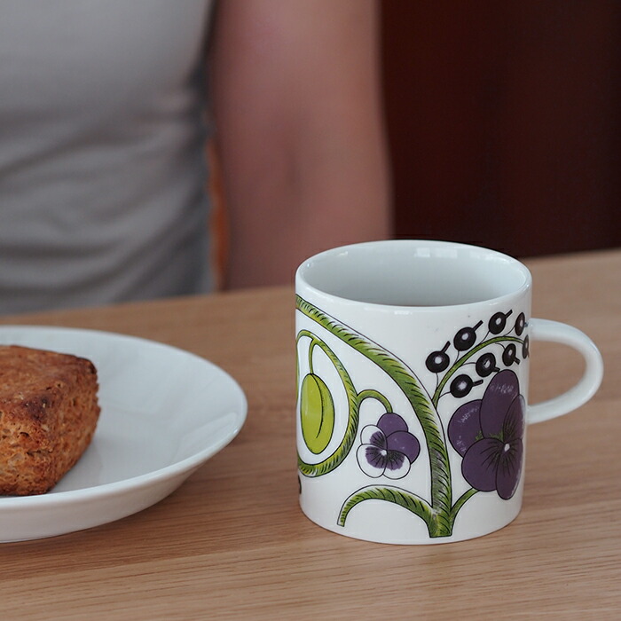 アラビア　パープル　パラティッシ　マグ　240ml　/　ARABIA　Paratiisi　※