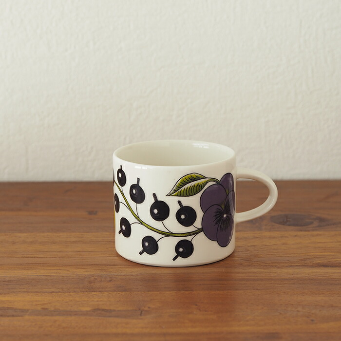 アラビア　パープル　パラティッシ　コーヒーカップ　/　ARABIA　Paratiisi □※