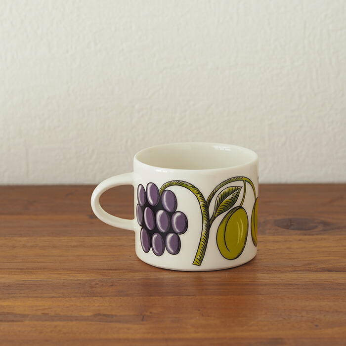 アラビア　パープル　パラティッシ　コーヒーカップ　/　ARABIA　Paratiisi □※