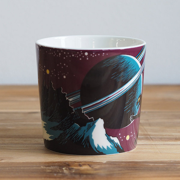 アラビア　ムーミン　マグ　飛行おに　パープル　/　ARABIA　Moomin