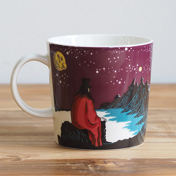 アラビア　ムーミン　マグ　飛行おに　パープル　/　ARABIA　Moomin