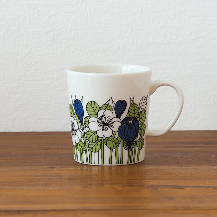 アラビア　クロッカス　マグ　300ml　グリーン　/　ARABIA　Krokus